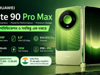 Huawei Mate 90 Pro Max price in Bangladesh, 200MP camera and 6800mAh battery smartphone