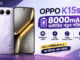 OPPO K15s 5G with 8000mAh battery, 120Hz AMOLED display and 45W fast charging
